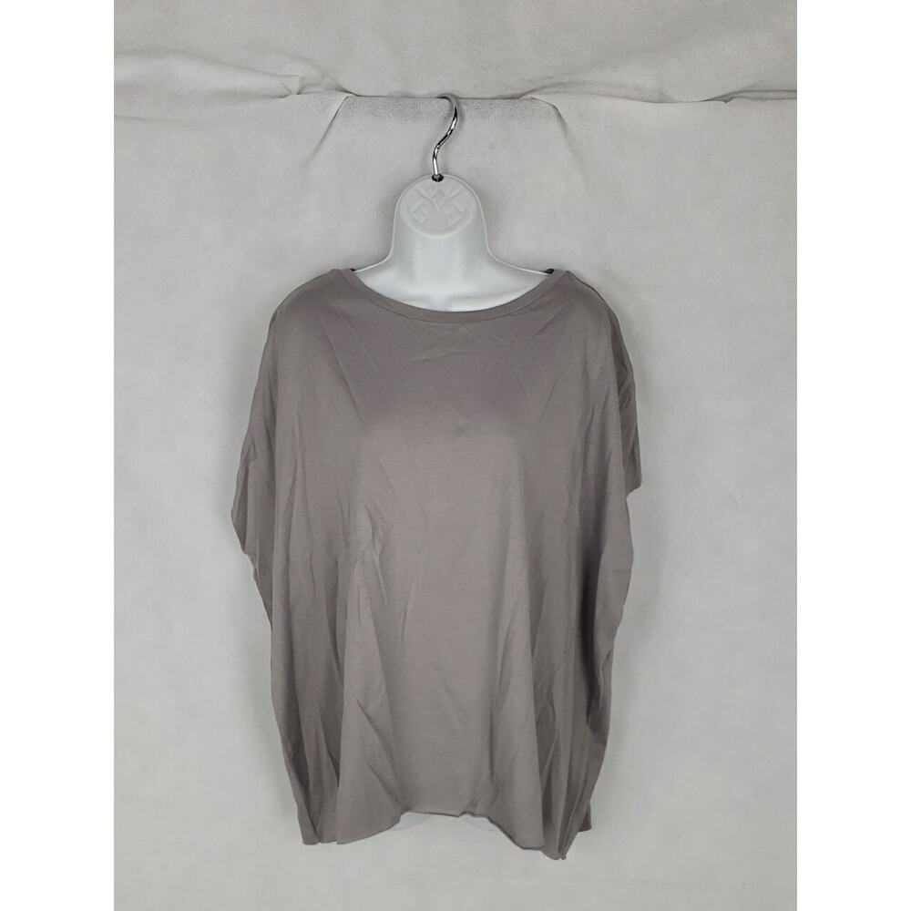 Planet Gray Loose Fit Cutoff Sleeve Cotton Made in Peru One Size Fits All